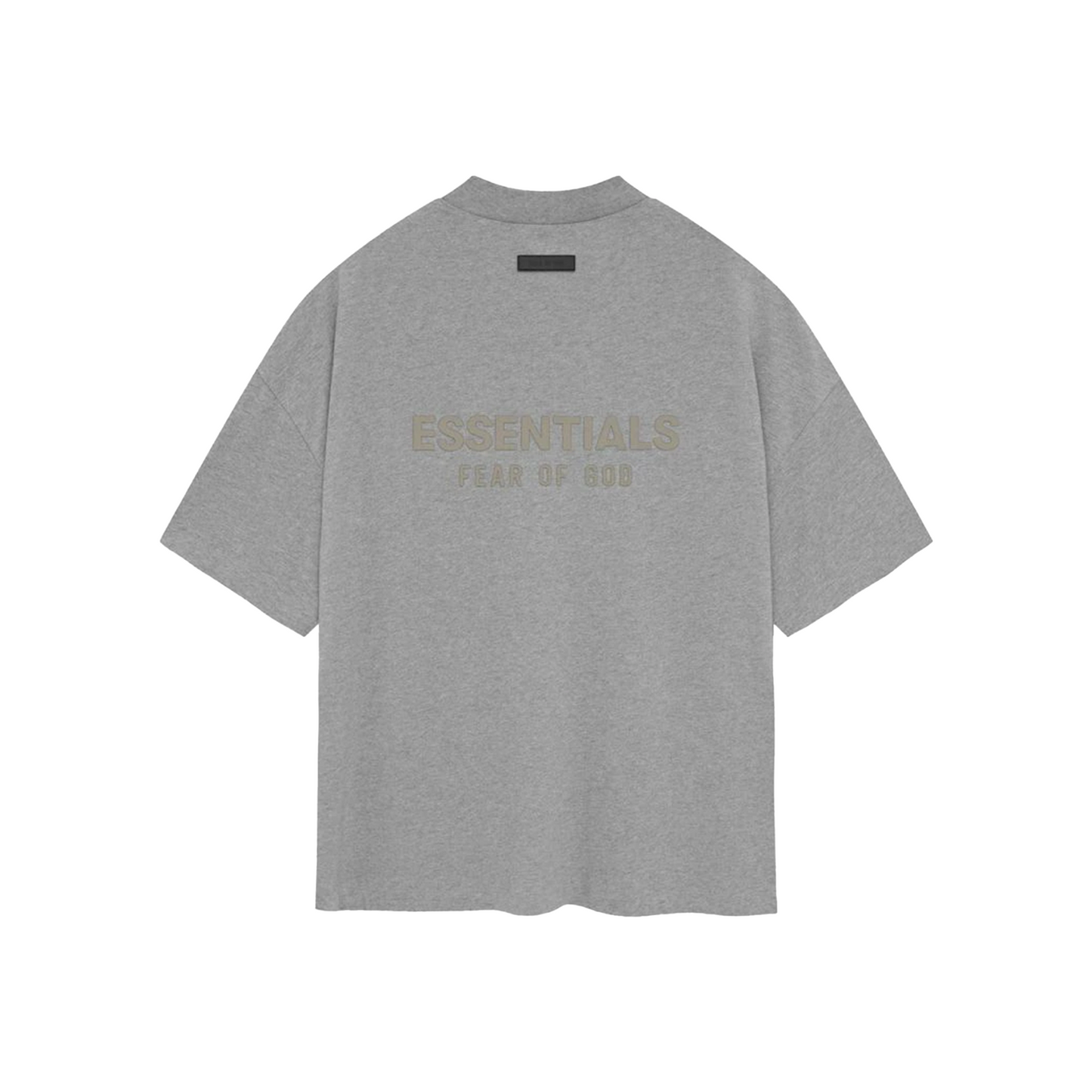 Fear of God Essentials V-Neck Tee Dark Heather Oatmeal (SS24)