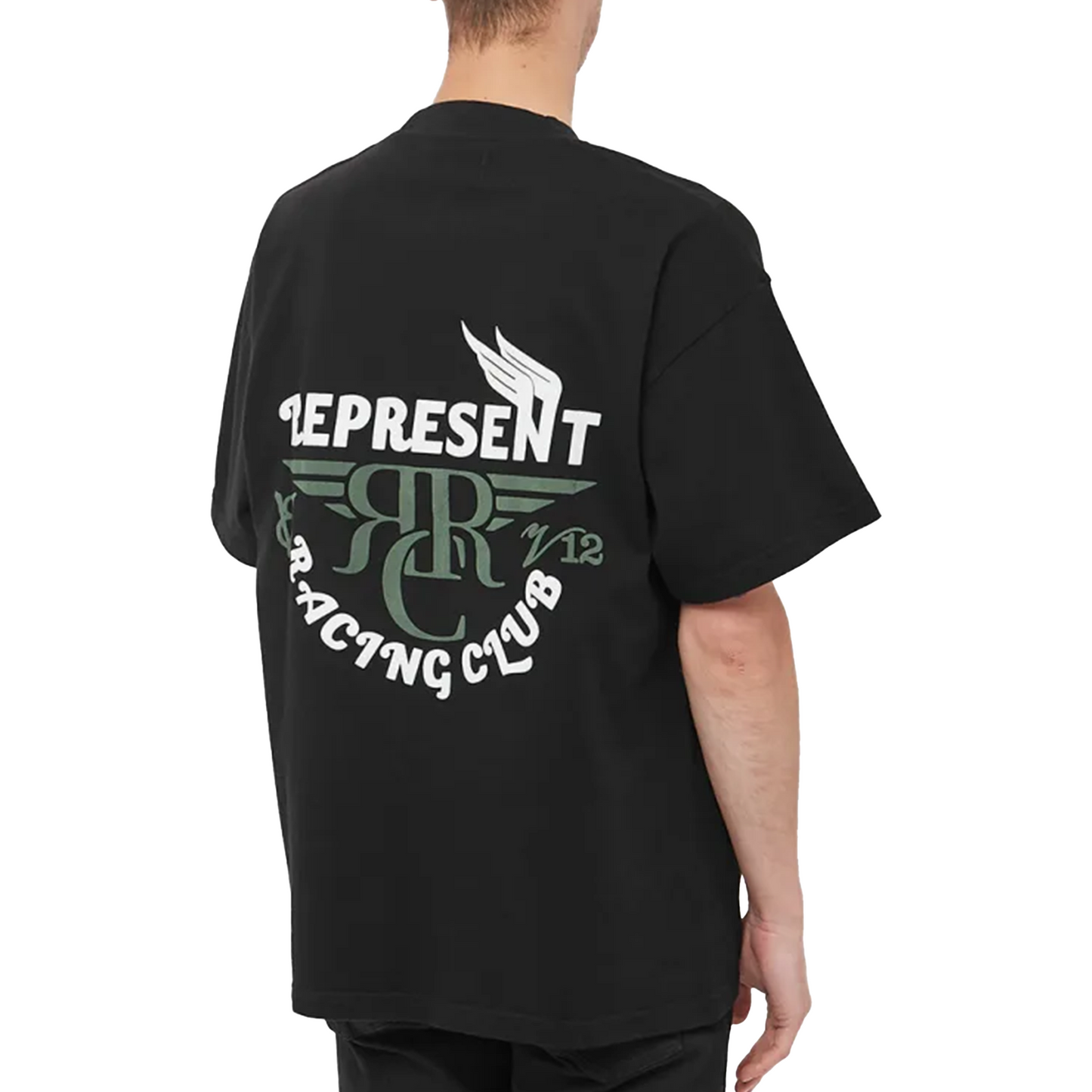 Represent Racing Club Tee Jet Black