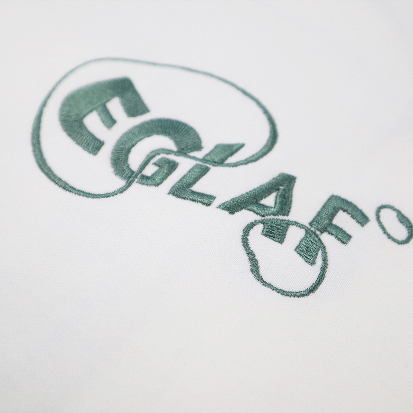 EGLAF Equa Embroidery Logo Tee White