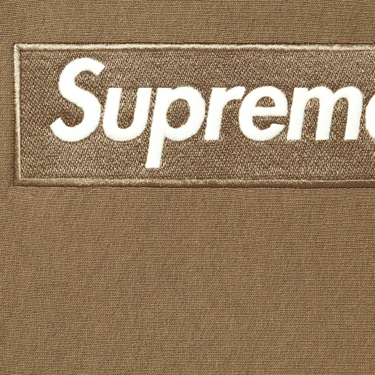 Supreme Box Logo Hoodie Dark Sand (FW23)