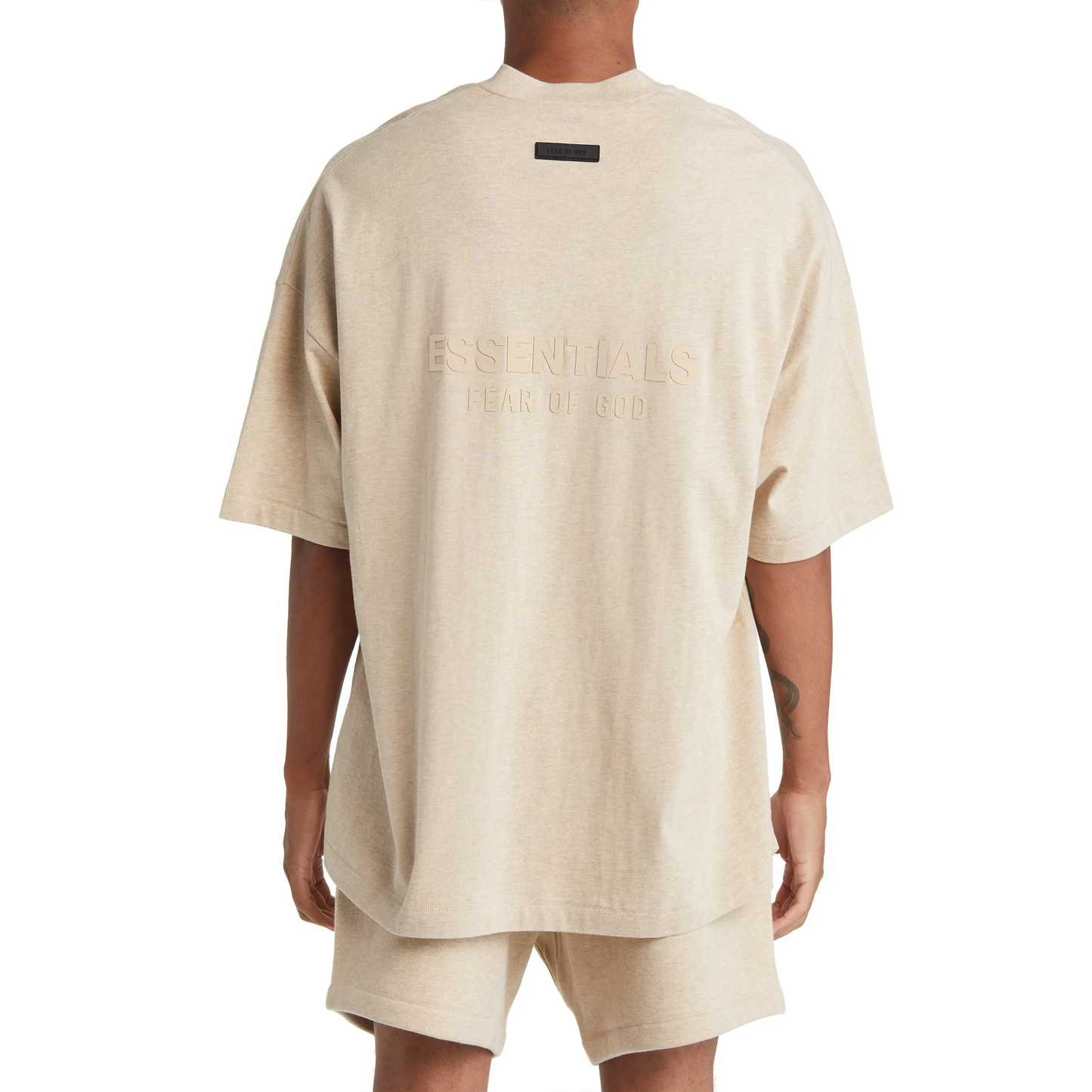 Fear of God Essentials V-Neck Tee Gold Heather (SS24)