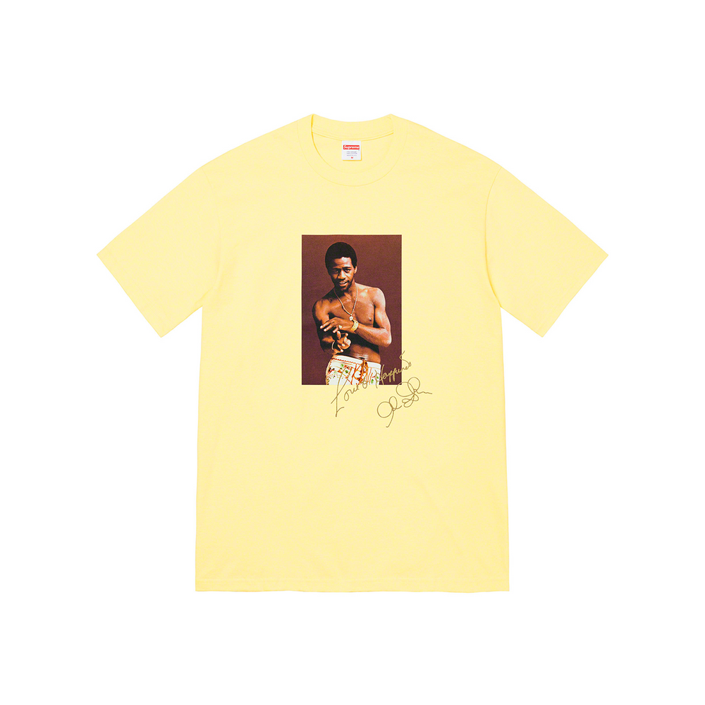 Supreme Al Green Tee Pale Yellow (SS22)