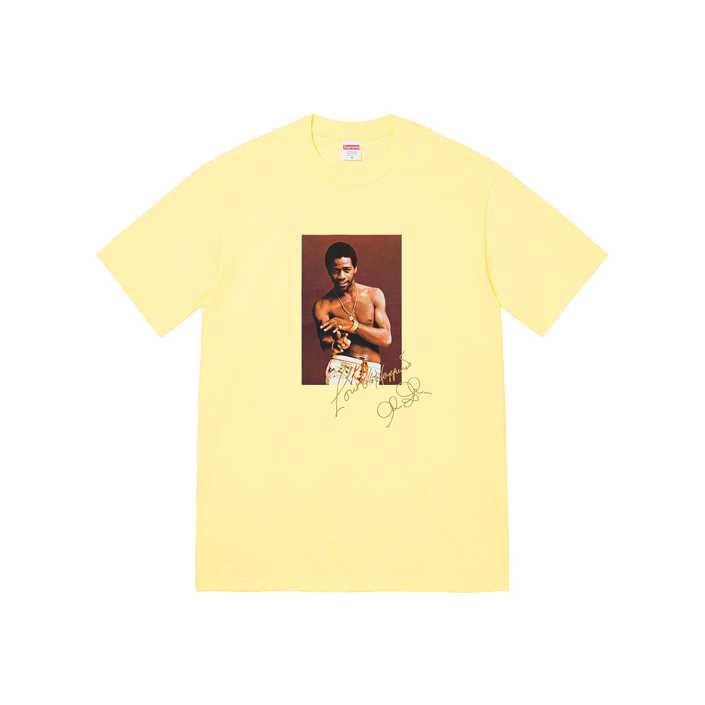 Supreme Al Green Tee Pale Yellow (SS22)