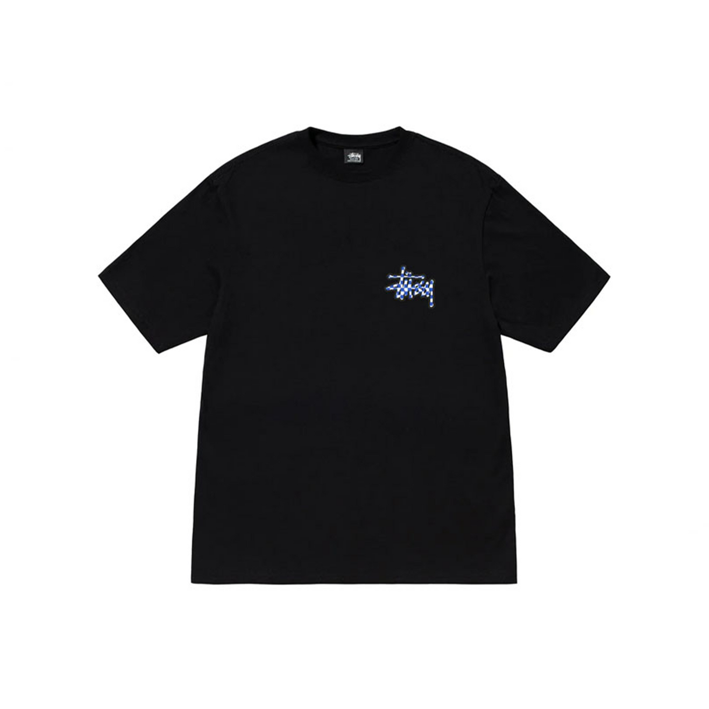Stüssy Checker Stock Tee Black