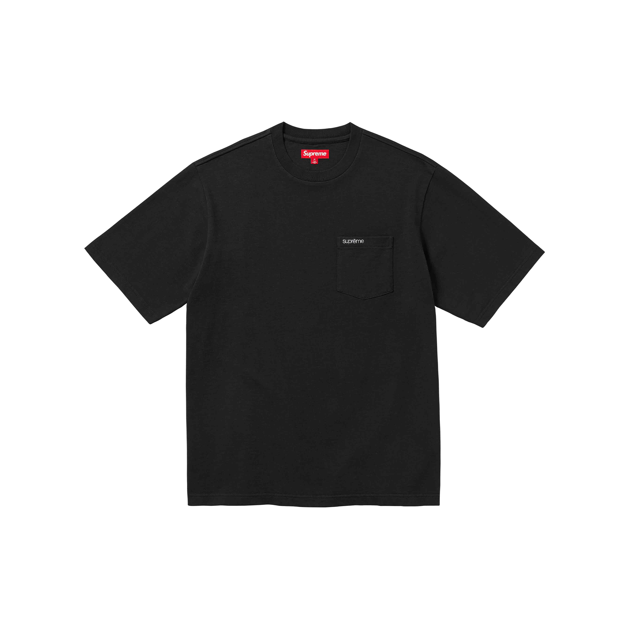 Supreme Short Sleeve Pocket Tee Black SS24 STEALPLUG KL