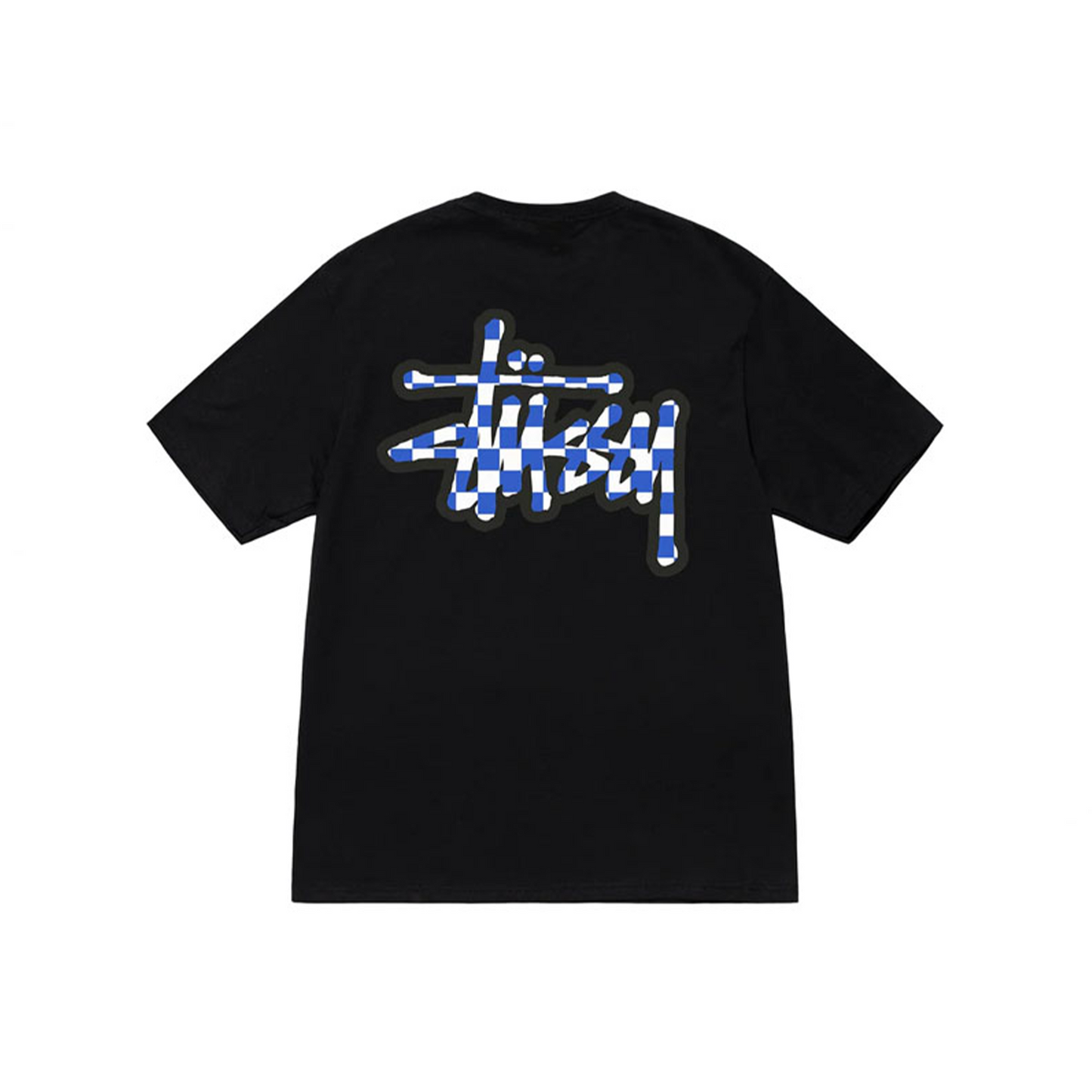Stüssy Checker Stock Tee Black