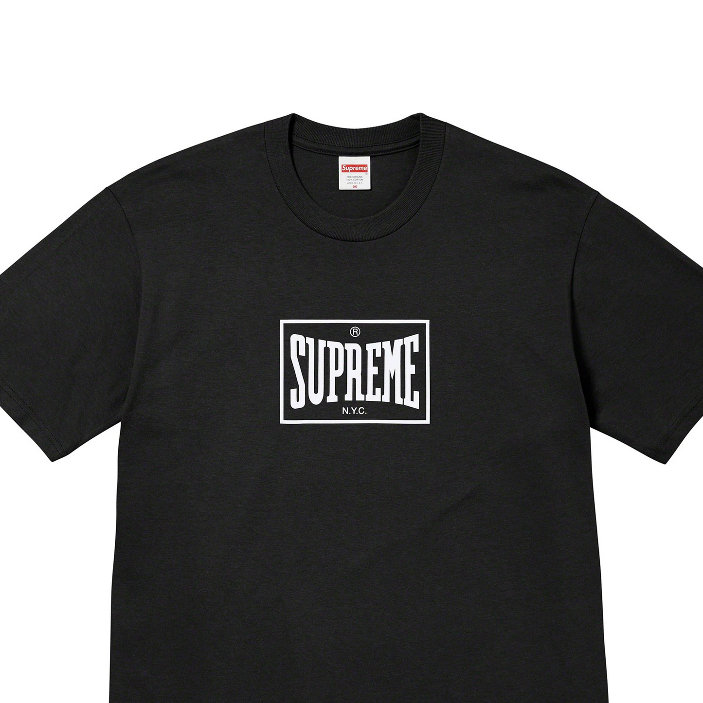 Supreme Warm Up Tee Black (FW23)