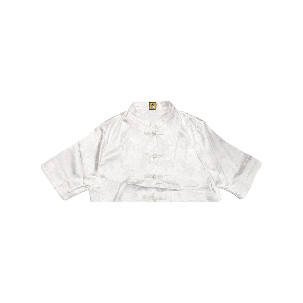 EK Collection Cheong Sam Crop Top White (SS23)