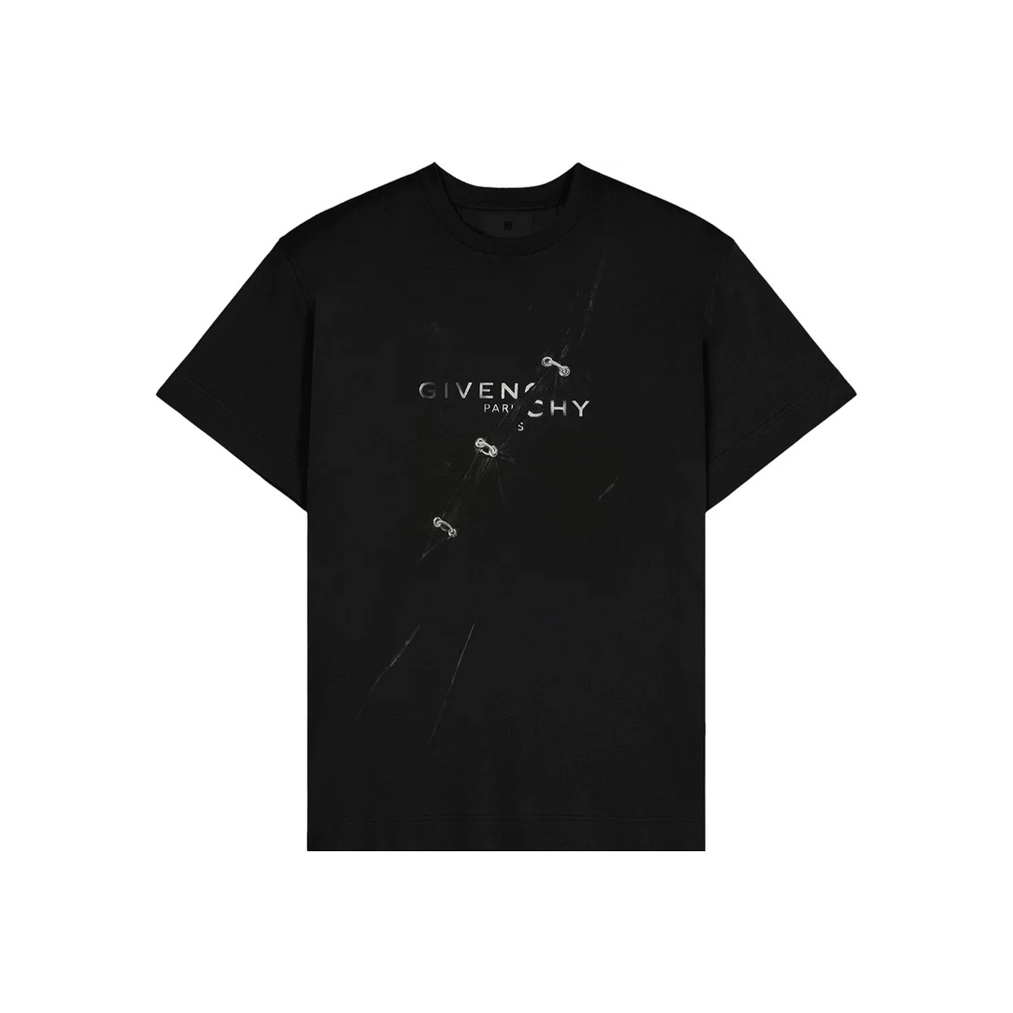 GIVENCHY Trompe L’Oeil Oversized Tee Black (Oversize Fit)