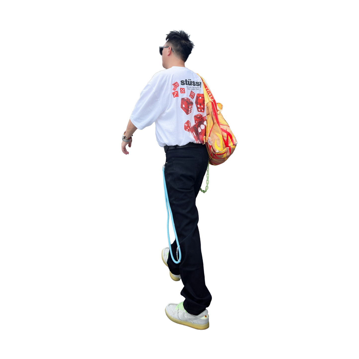 Stüssy Rollers Tee White (SS25)