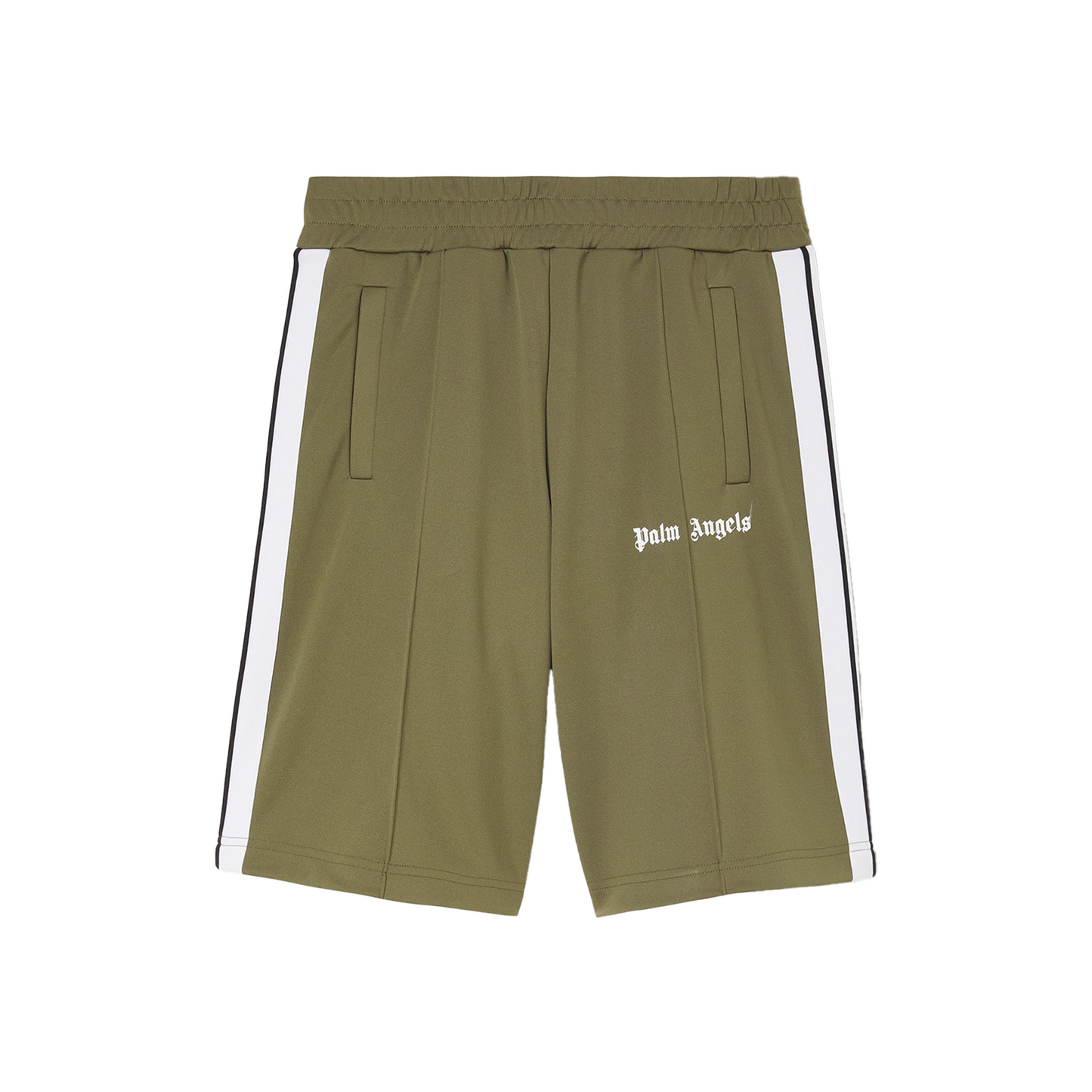 PALM ANGELS Track Shorts Military White