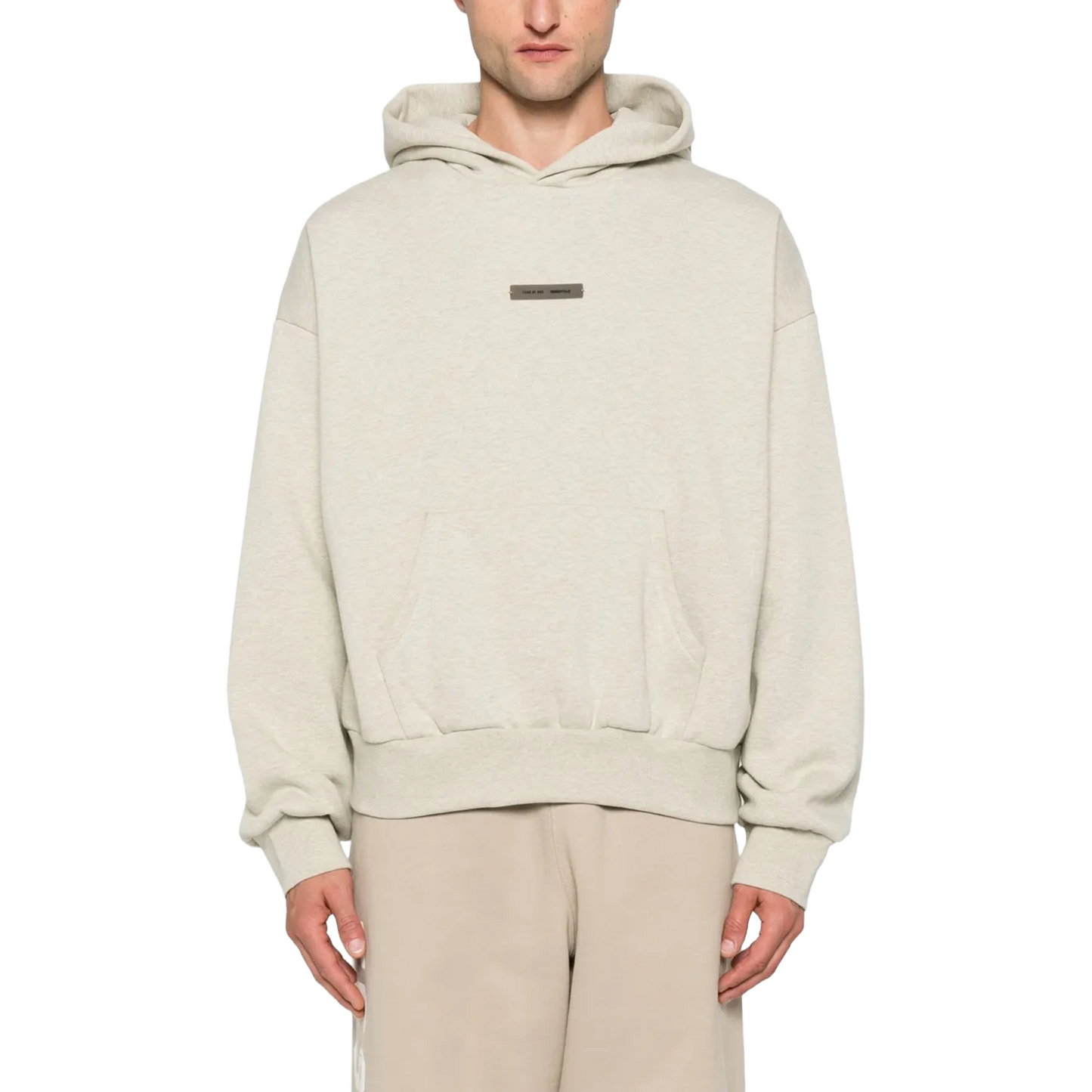 Fear of God Essentials Classic Fleece Hoodie Heather Stone (SS25)