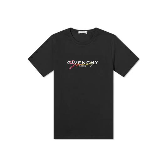 GIVENCHY Rainbow Signature Logo Tee Rainbow (Regular Fit)