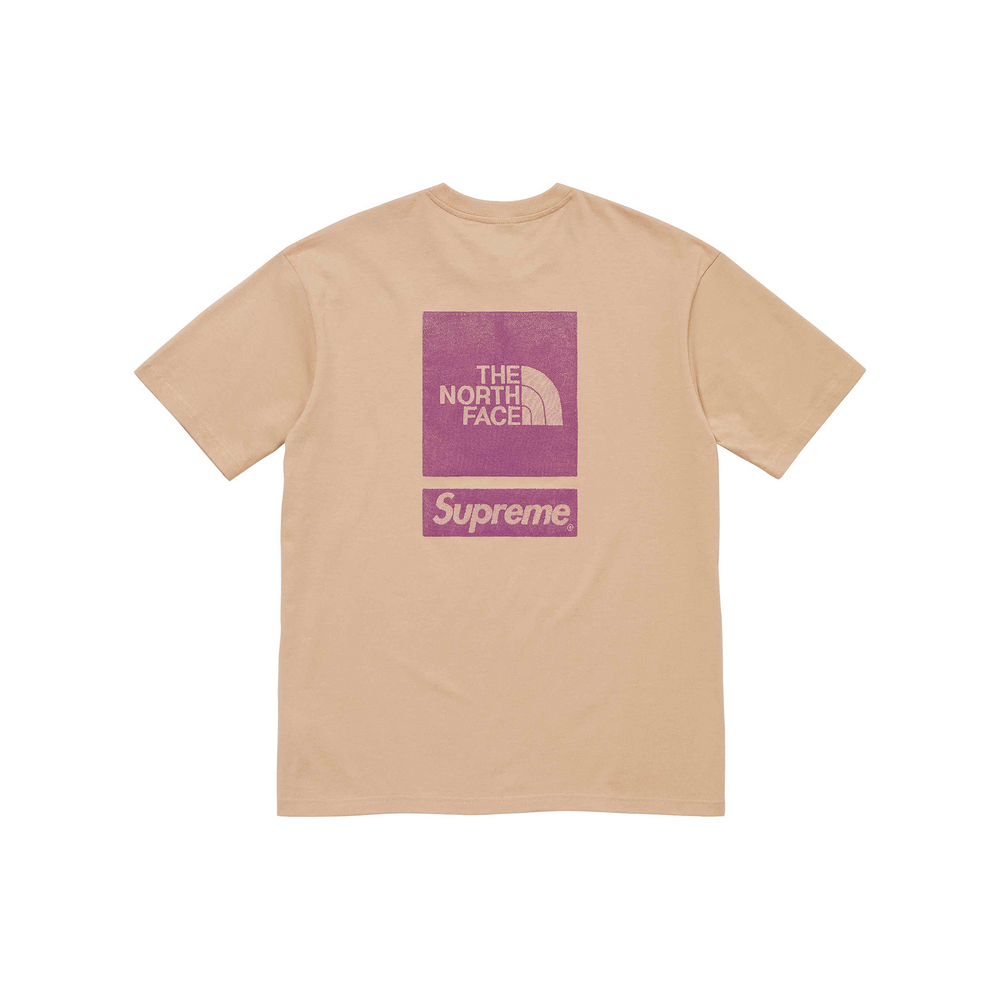 Supreme x THE NORTH FACE Short Sleeve Tee Khaki (SS24)