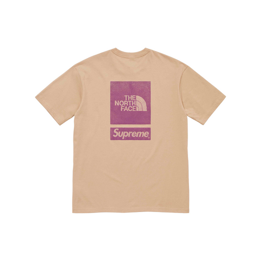 Supreme x THE NORTH FACE Short Sleeve Tee Khaki (SS24)