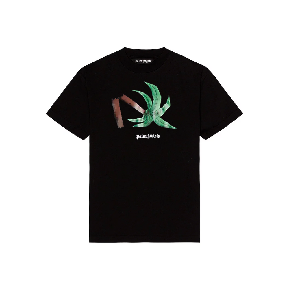 PALM ANGELS Broken Palm Classic Tee Black