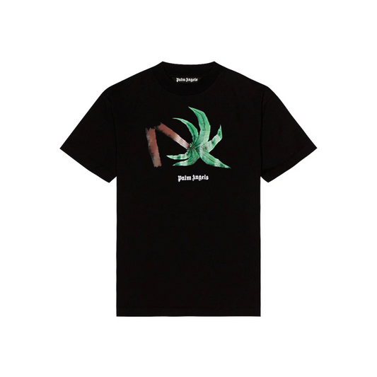 PALM ANGELS Broken Palm Classic Tee Black
