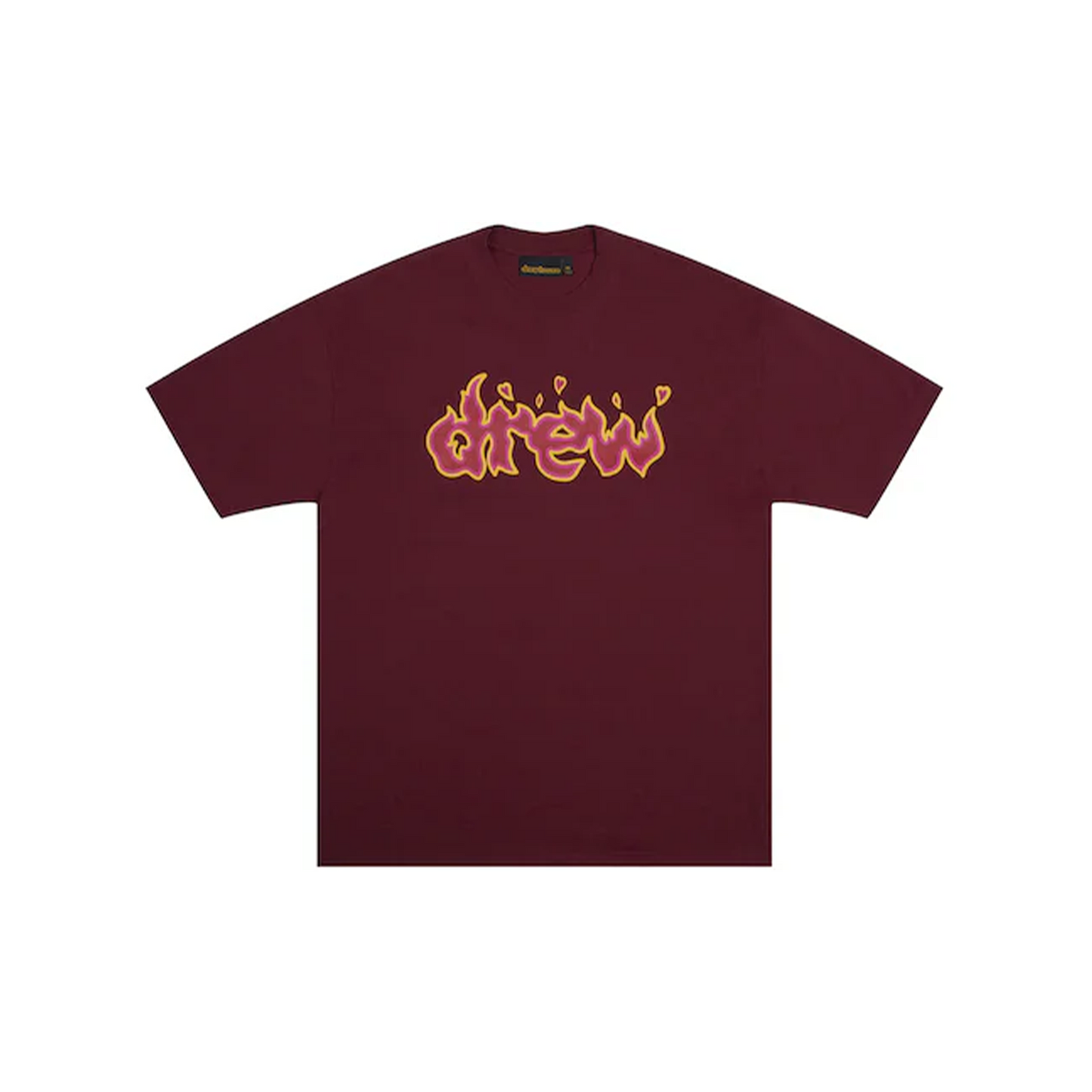 Drew House Lit Drew Tee Burgundy