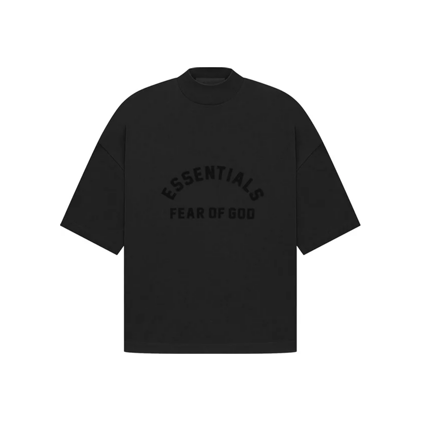 Fear of God Essentials Arch Logo Tee Jet Black (SS23)