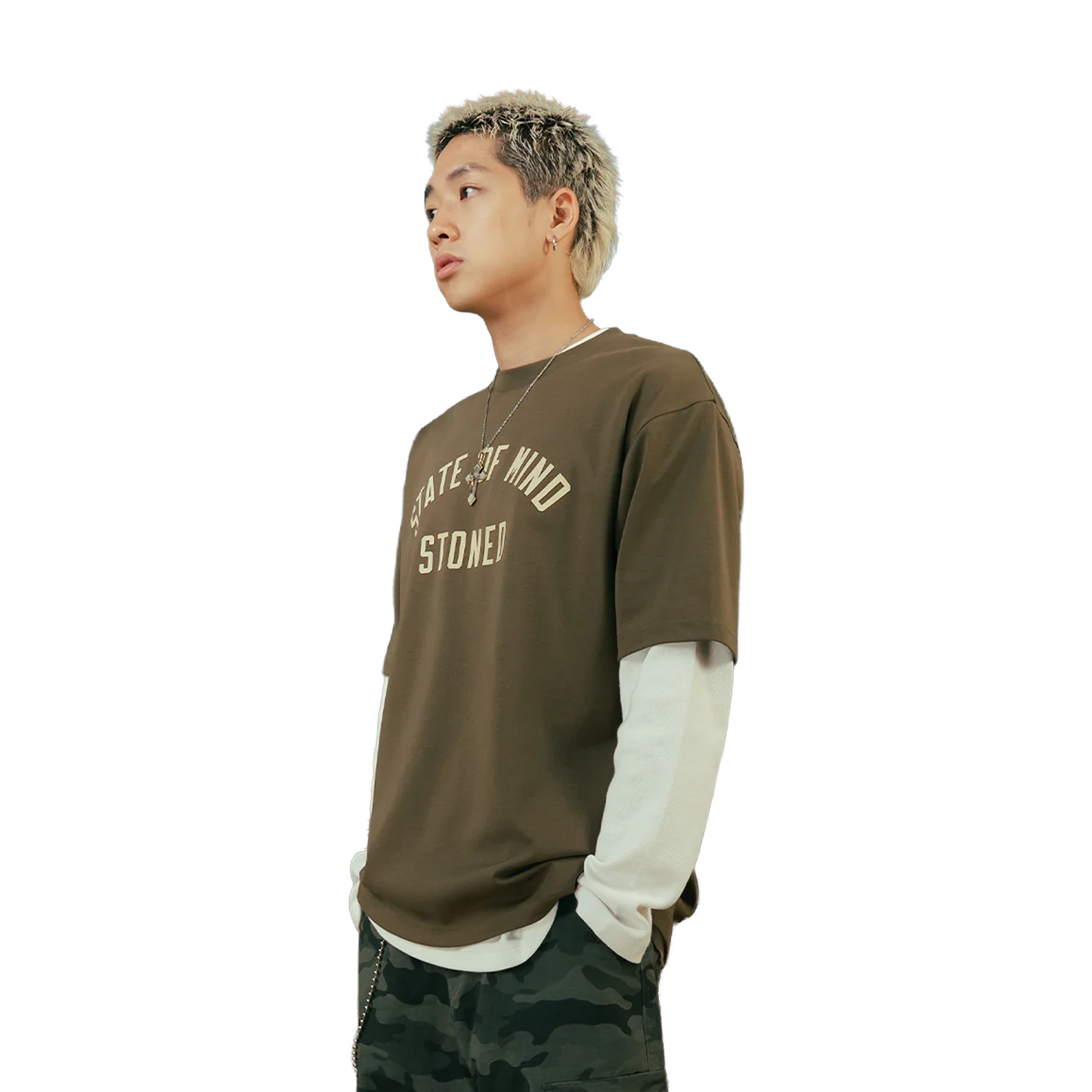 Stoned & Co ® Originals v2 : Olive Tee (FW25)