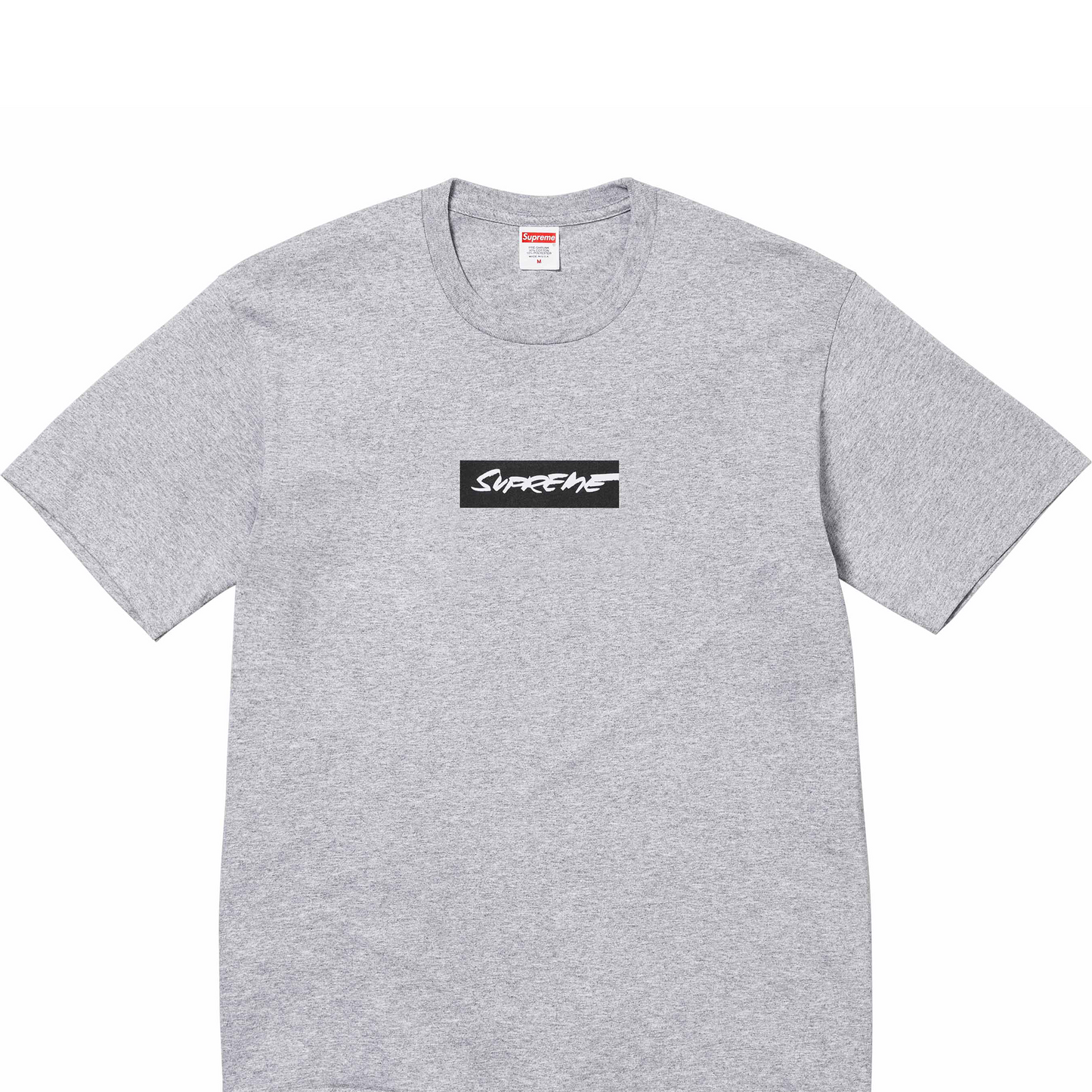 Supreme Futura Box Logo Tee Heather Grey (SS24)