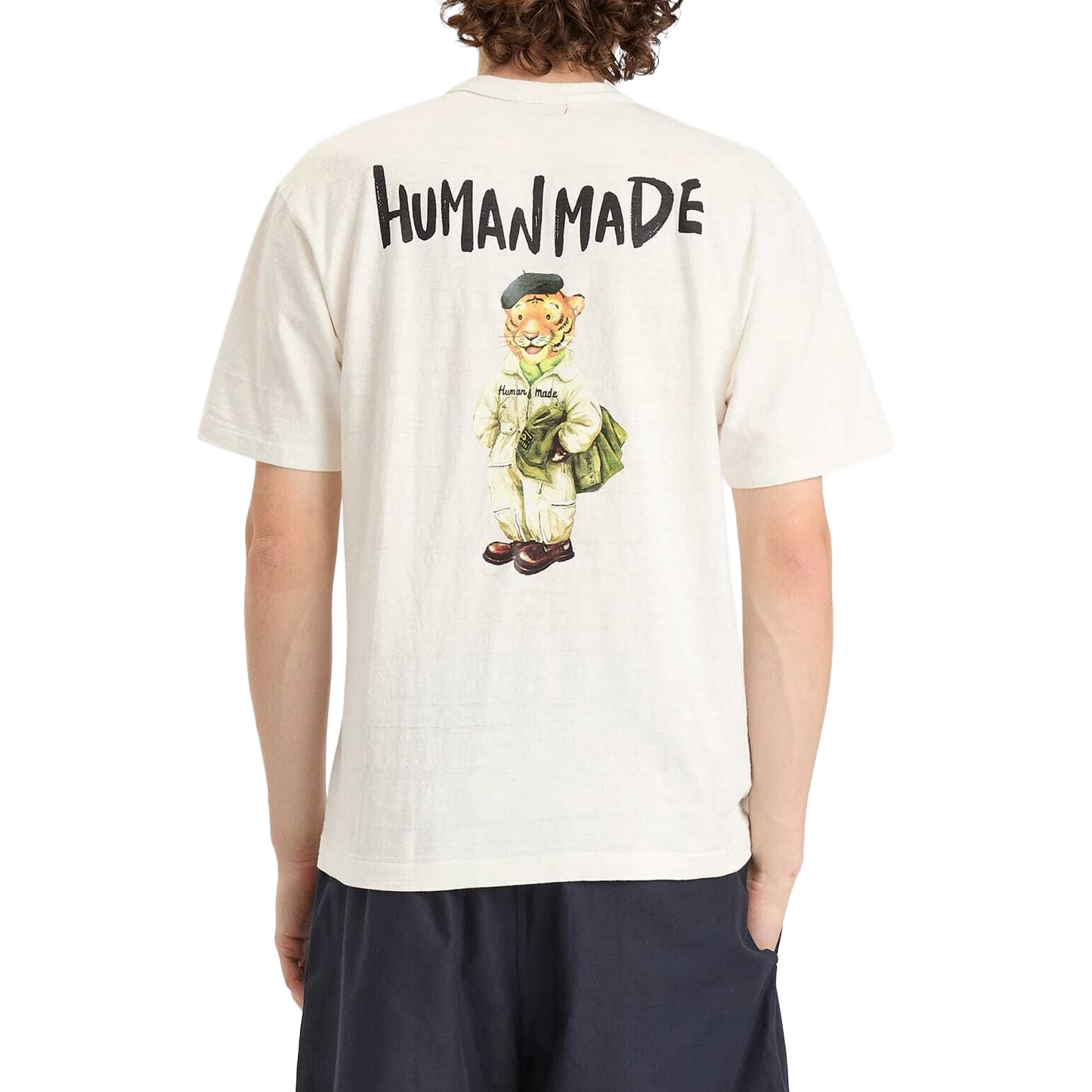 Human Made Polo Tiger Tee White (SS25)