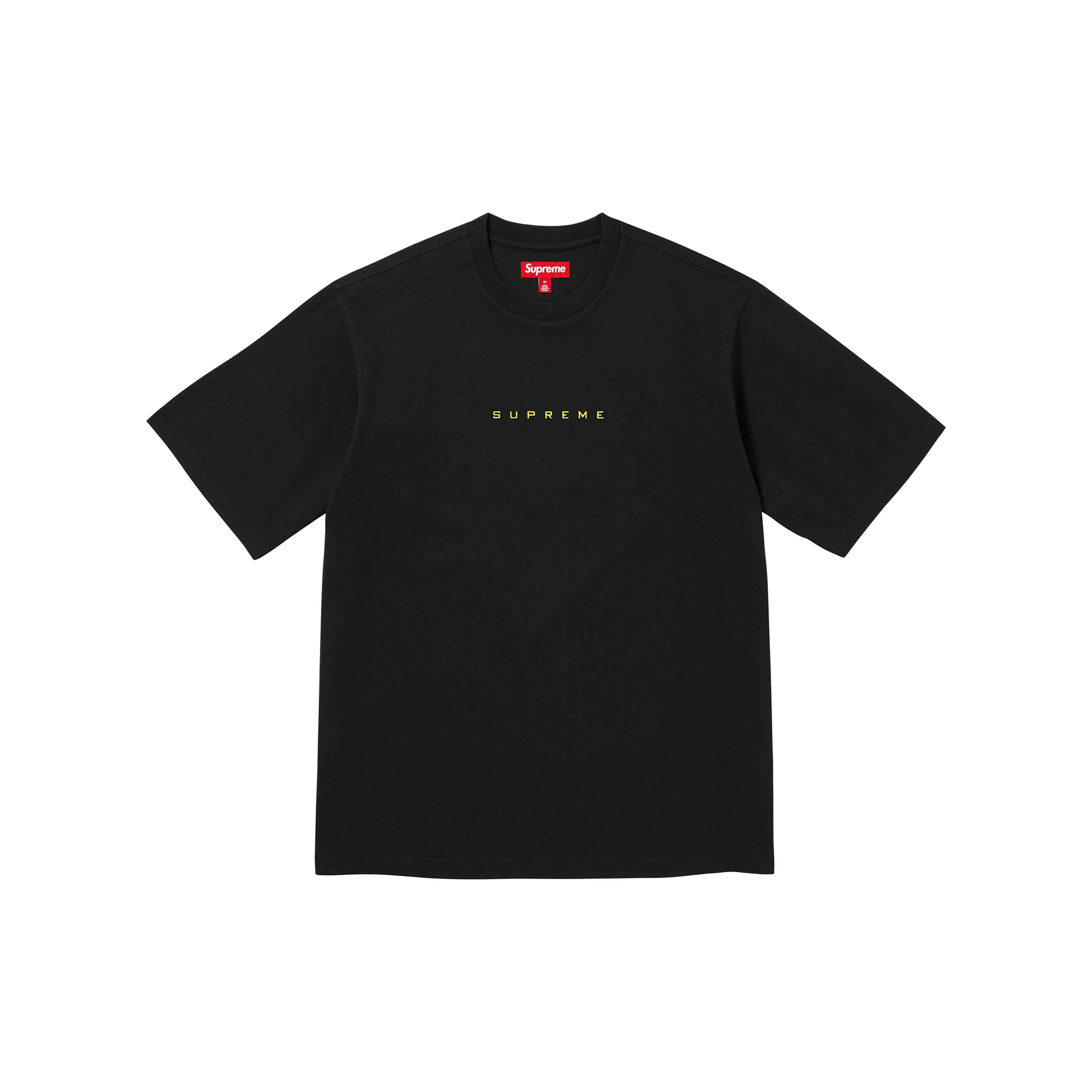 Supreme group tee black sales