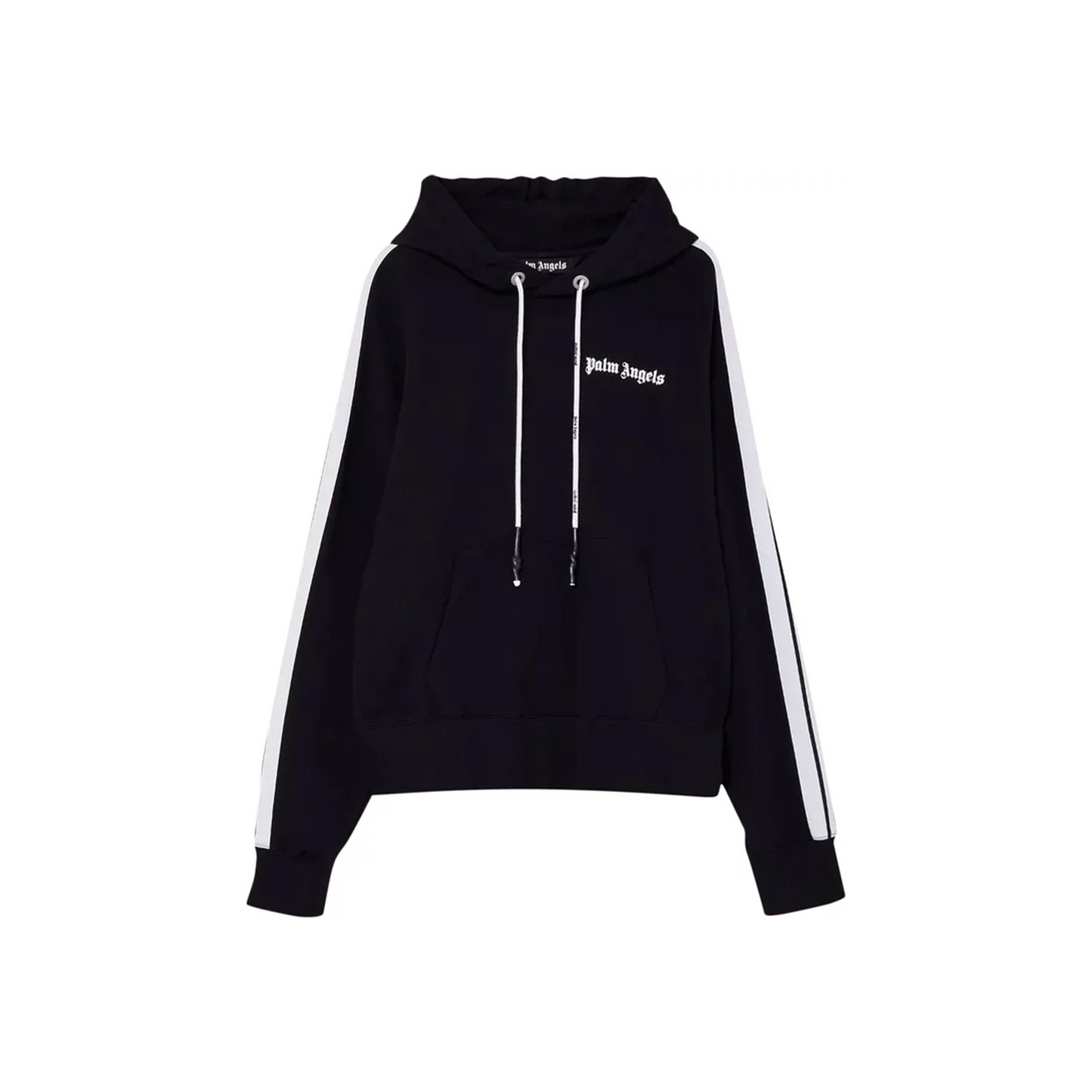 PALM ANGELS Track Stripe Hoodie Black