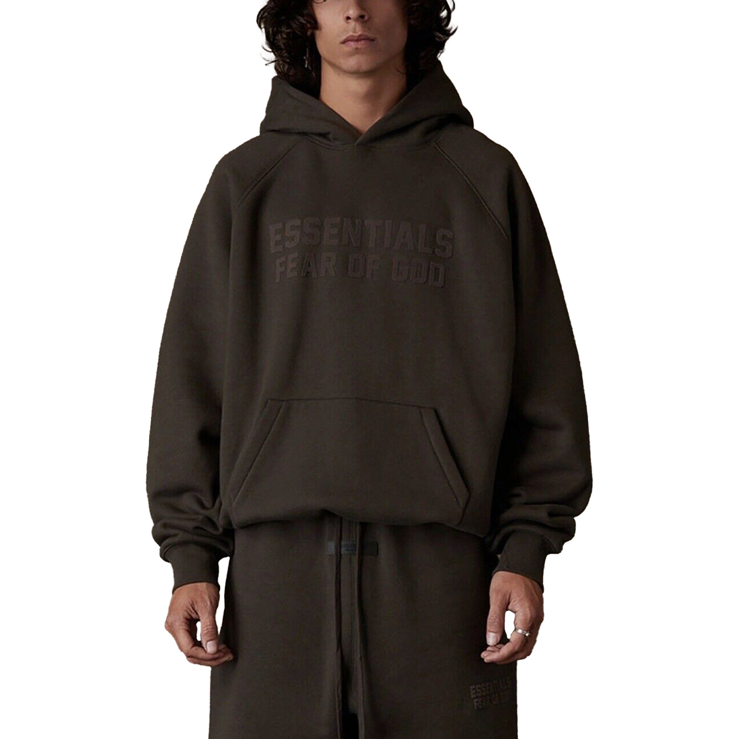 Fear of God Essentials Hoodie Off Black (FW22)