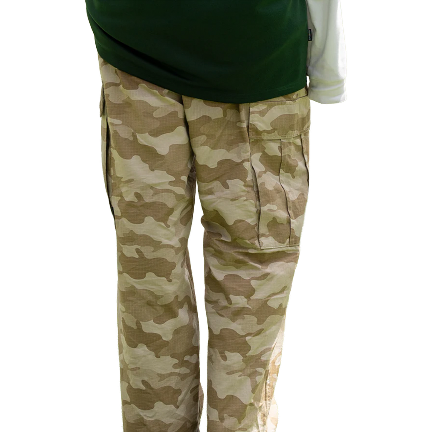 Stoned & Co ® FORCE : Camo Cargo Pants Brown (SS25)