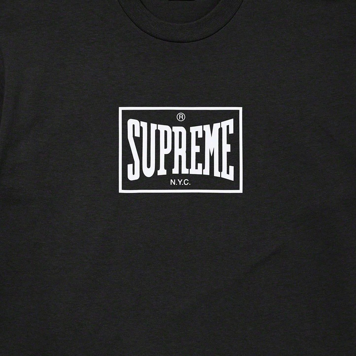 Supreme Warm Up Tee Black (FW23)