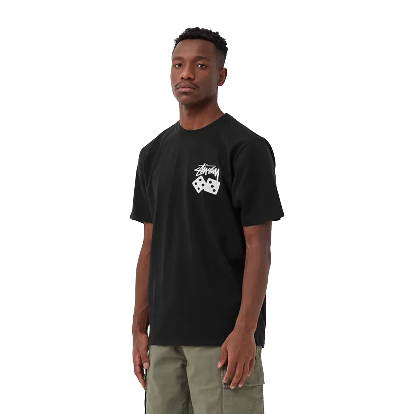 Stüssy Dice Pigment Dyed Tee Black