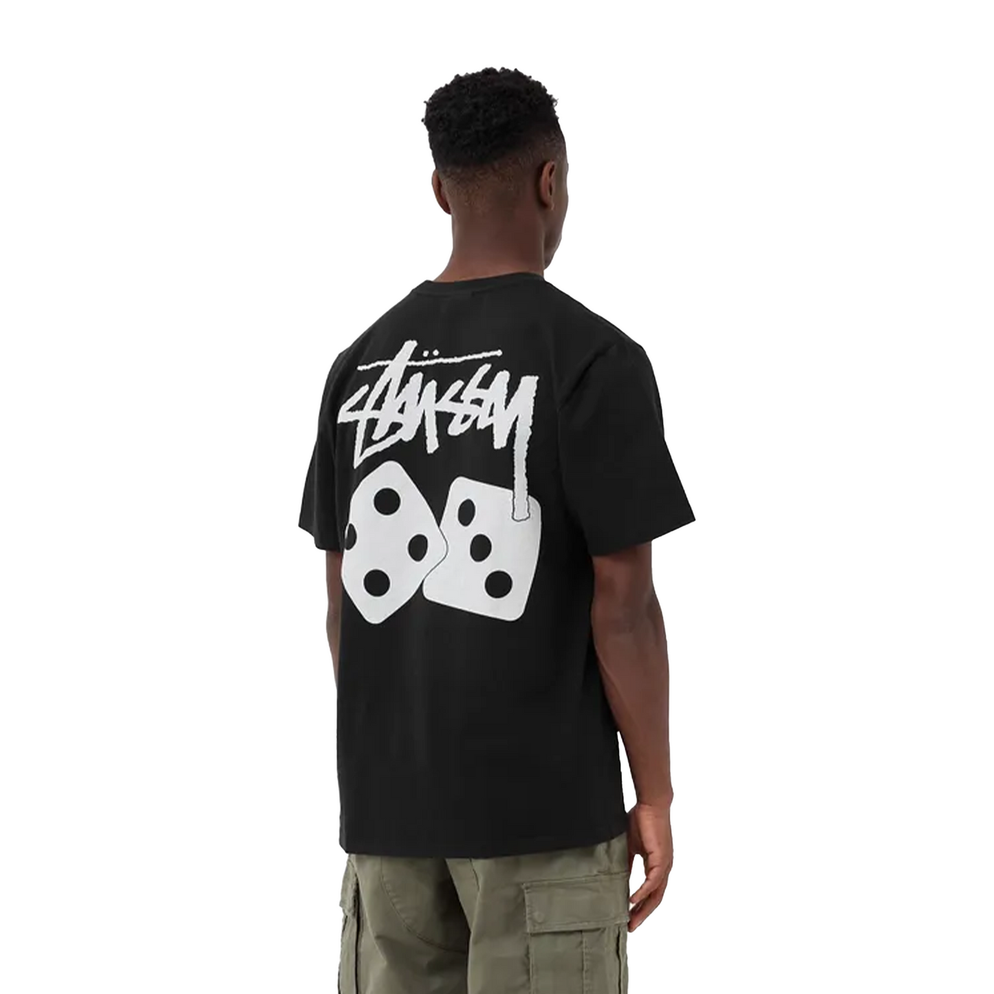 Stüssy Dice Pigment Dyed Tee Black