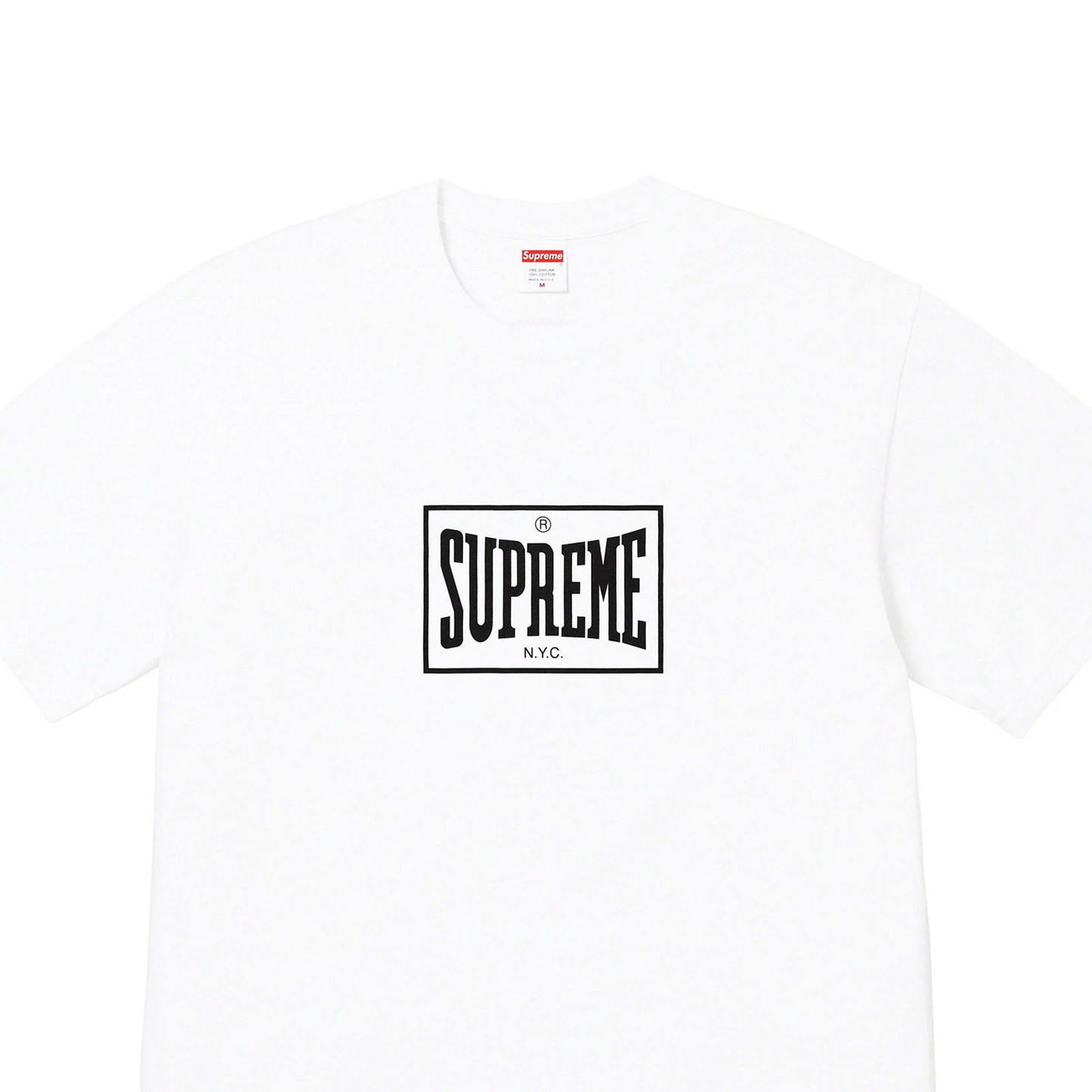 Supreme Warm Up Tee White (FW23)