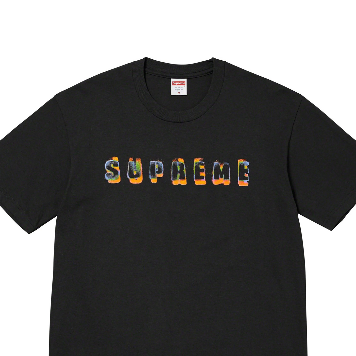 Supreme Stencil Tee Black (FW23)