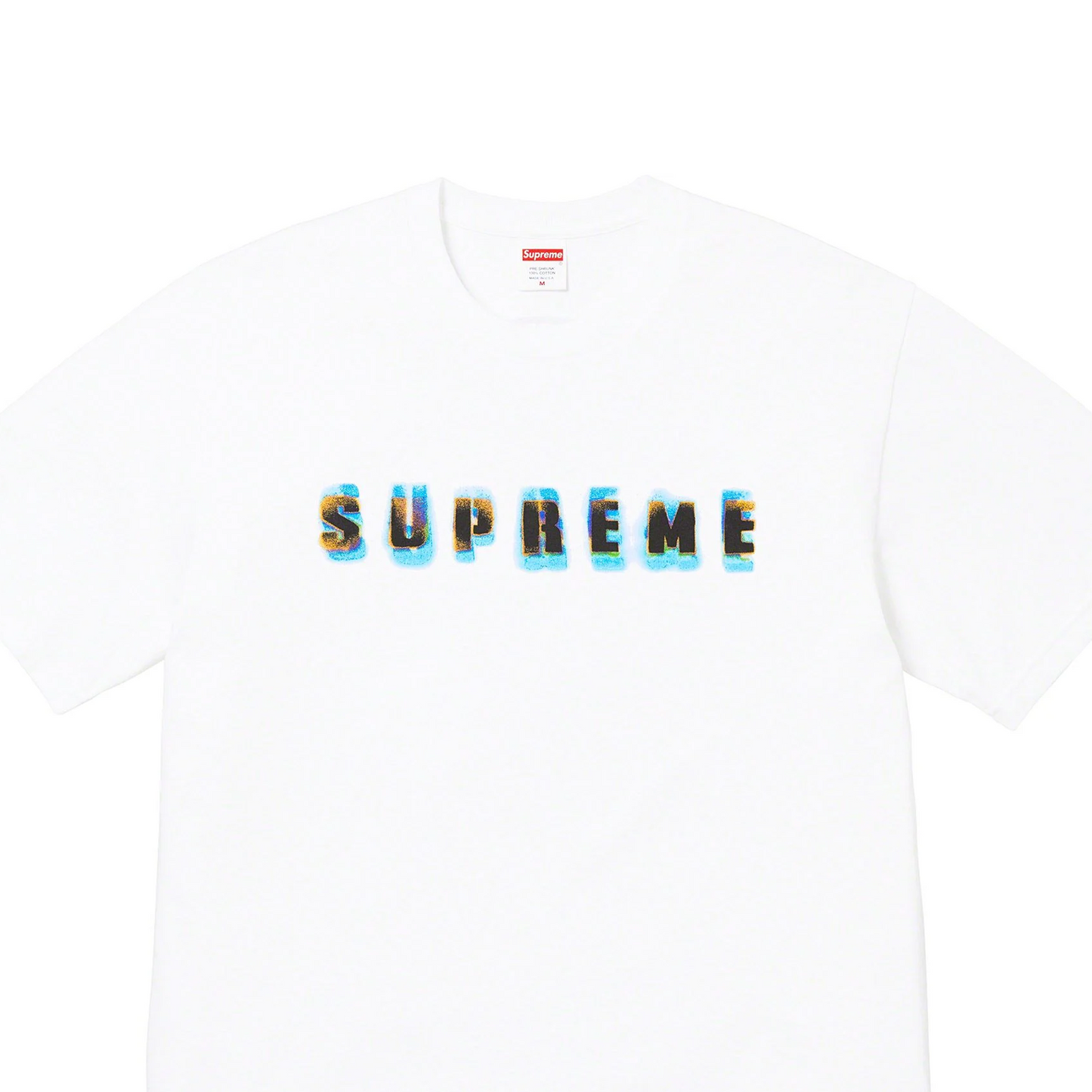 Supreme Stencil Tee White (FW23)