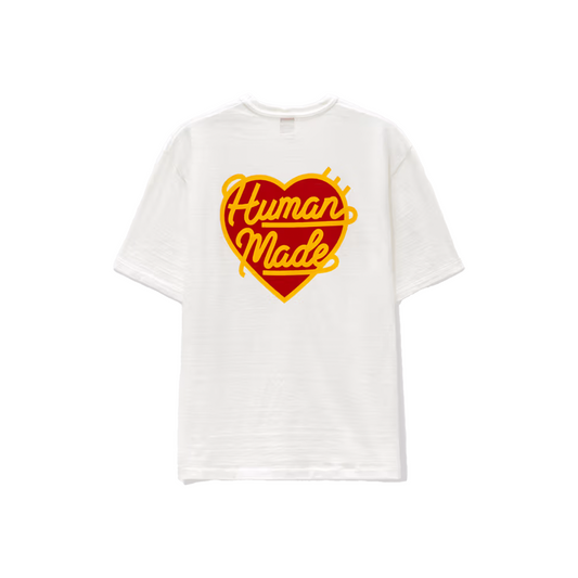 Human Made Heart Badge #01 Tee White