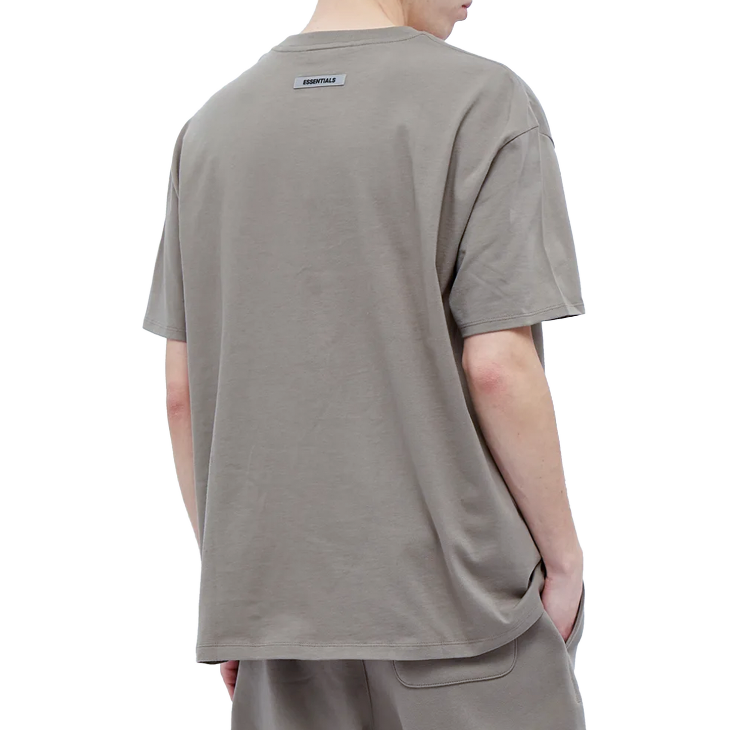 Fear of God Essentials Front Logo Tee Cement (SS20)