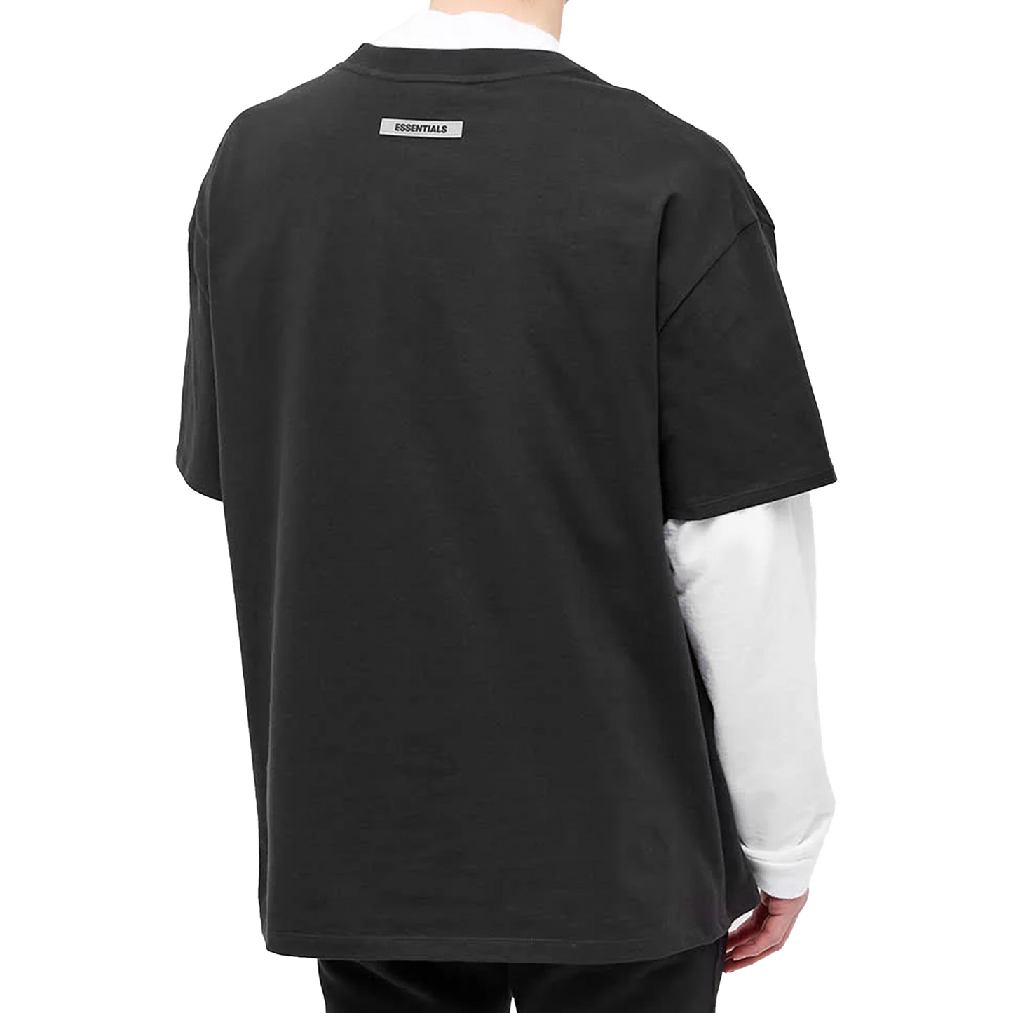 Fear of God Essentials Front Logo Tee Black (SS20)