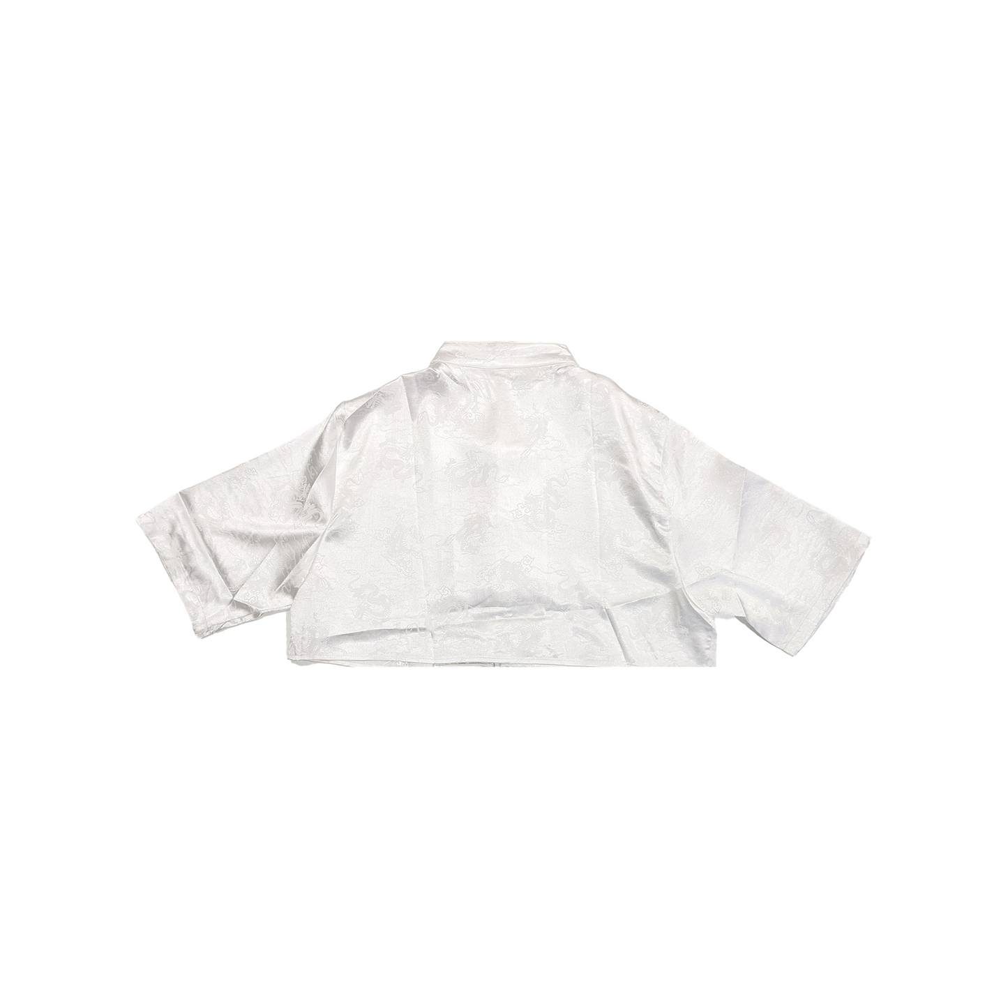 EK Collection Cheong Sam Crop Top White (SS23)