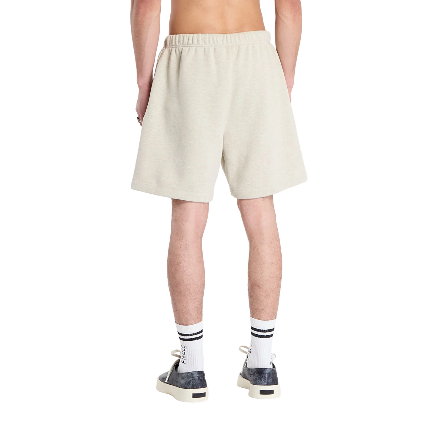 Fear of God Essentials Classic Fleece Sweatshort Heather Stone (SS25)