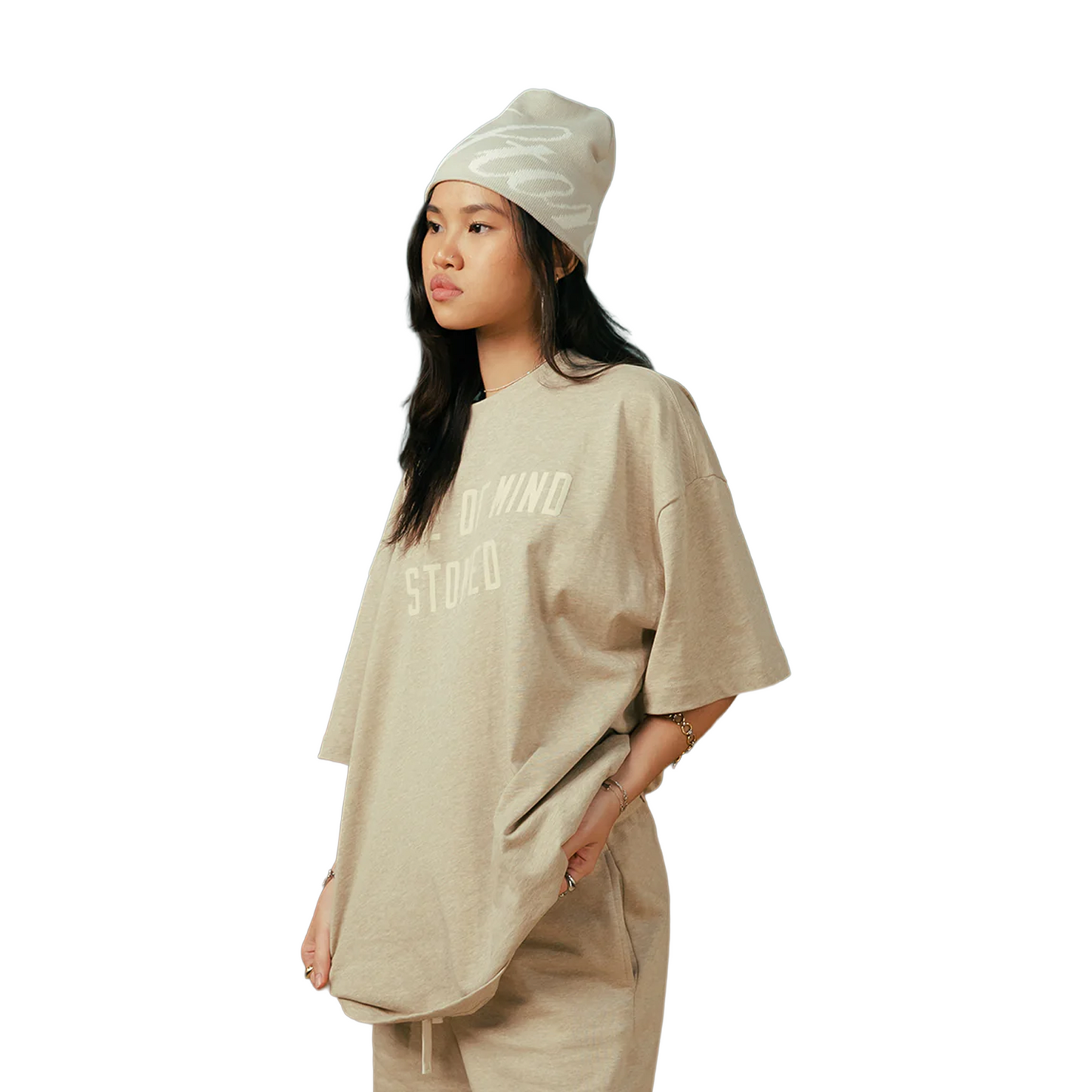 Stoned & Co ® Originals v2 : Beige Tee (FW25)