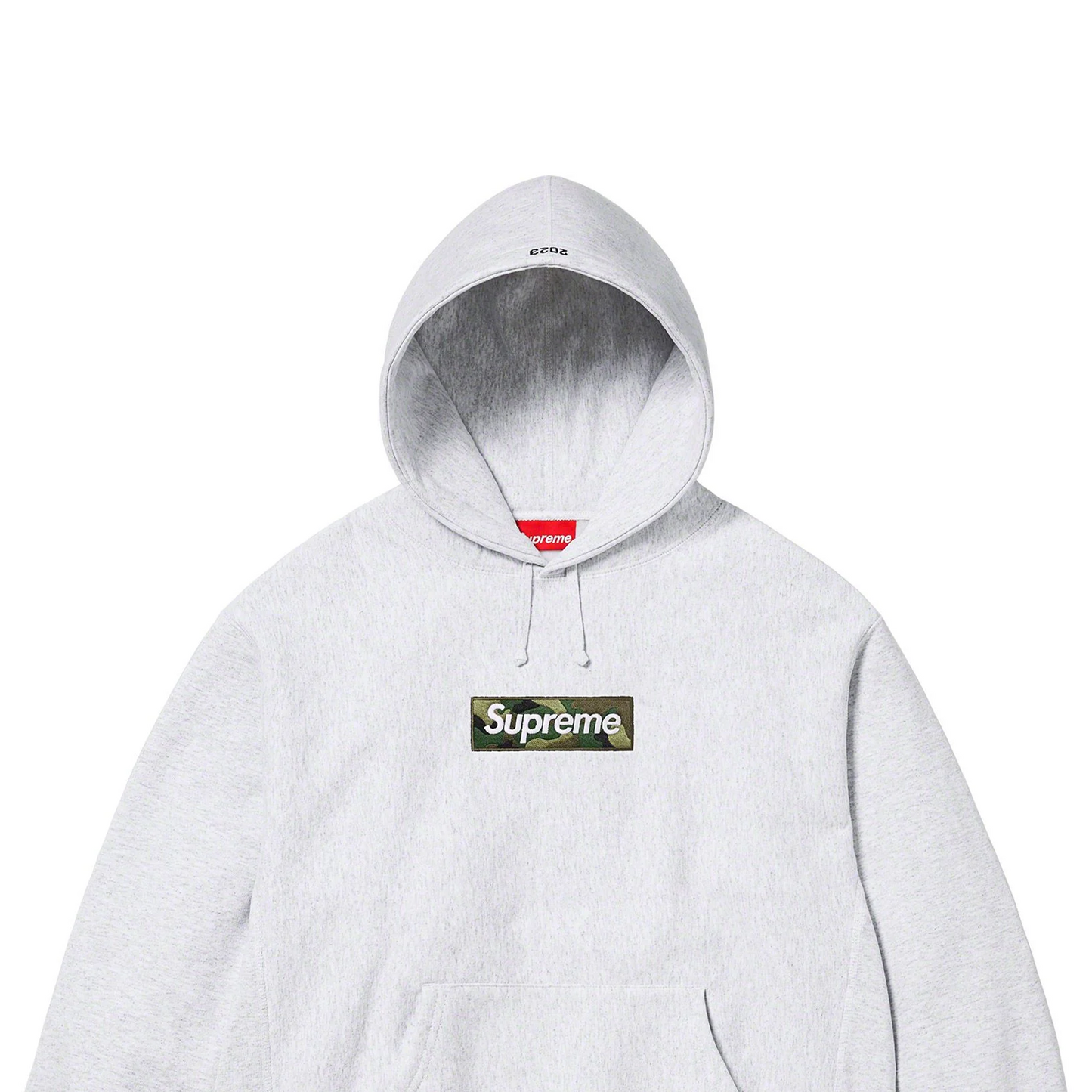 Supreme Box Logo Hoodie Ash Grey (FW23)