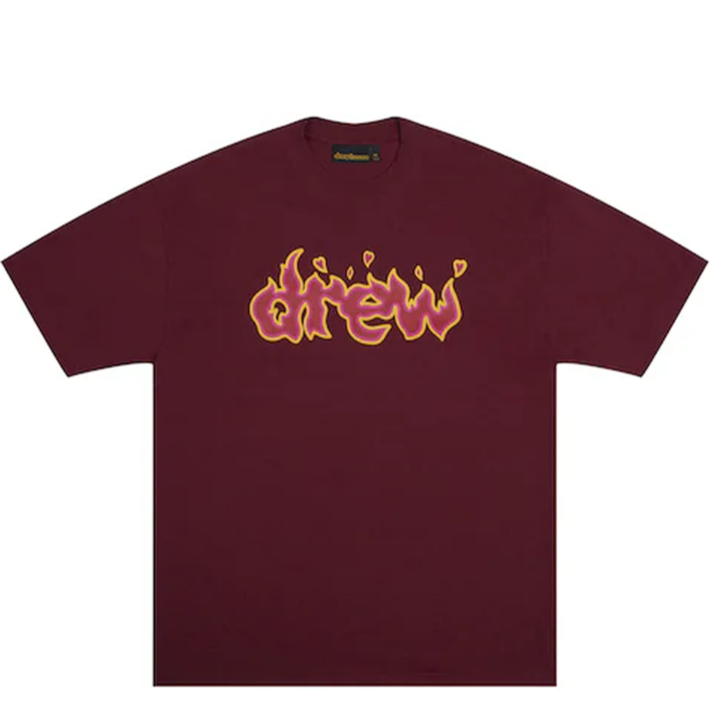 Drew House Lit Drew Tee Burgundy