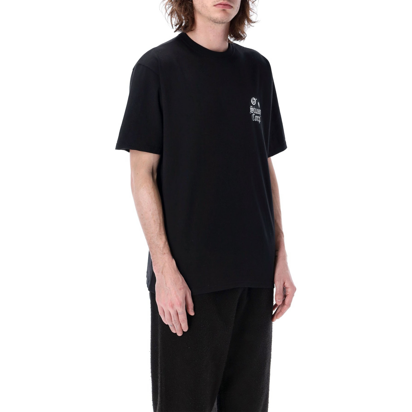 Stüssy 8 Ball Corp. Tee Black