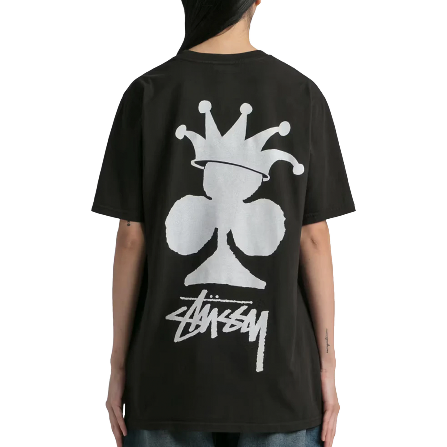 Stüssy Club Crown Pigment Dyed Tee Black