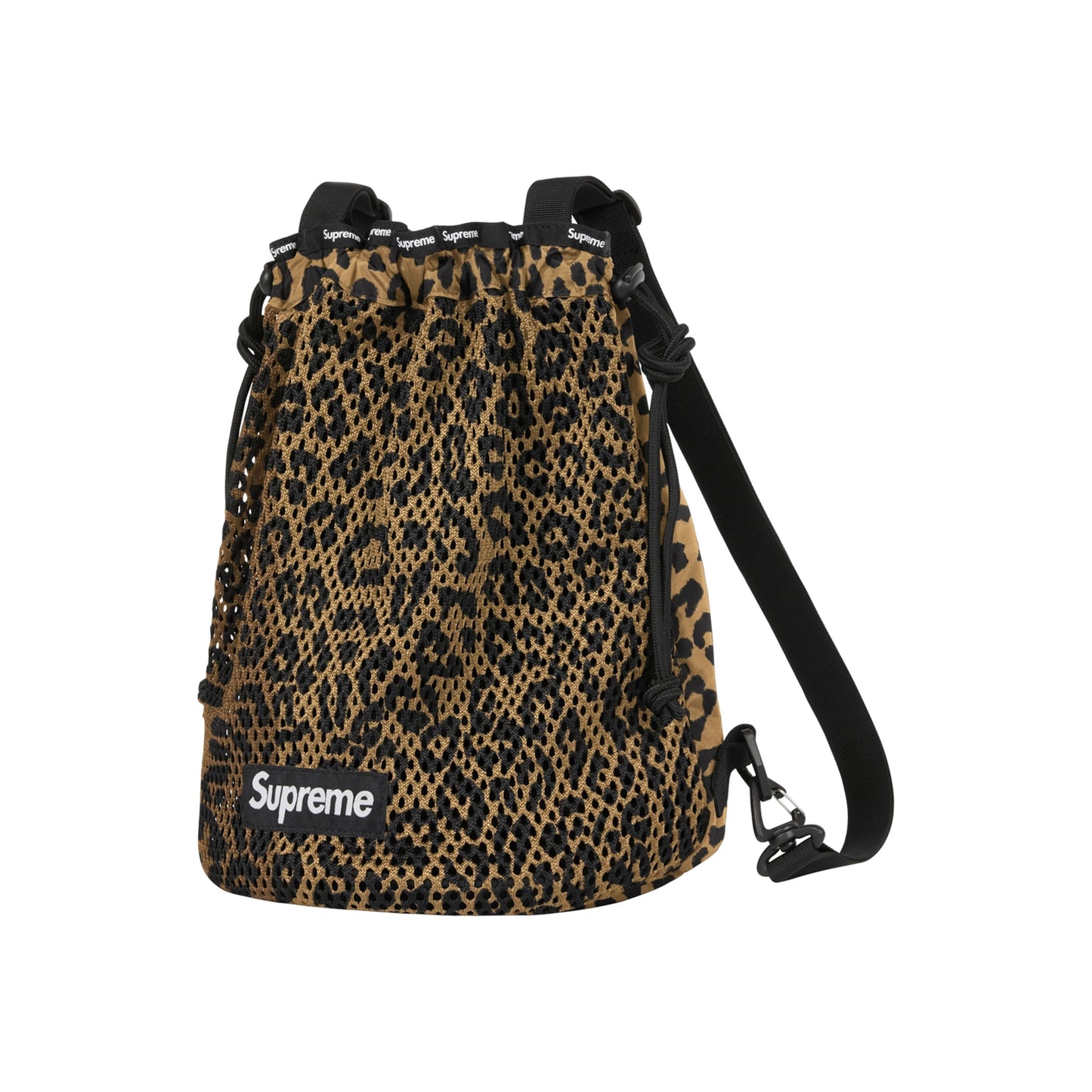 Supreme Mesh Small Backpack Leopard (SS23)