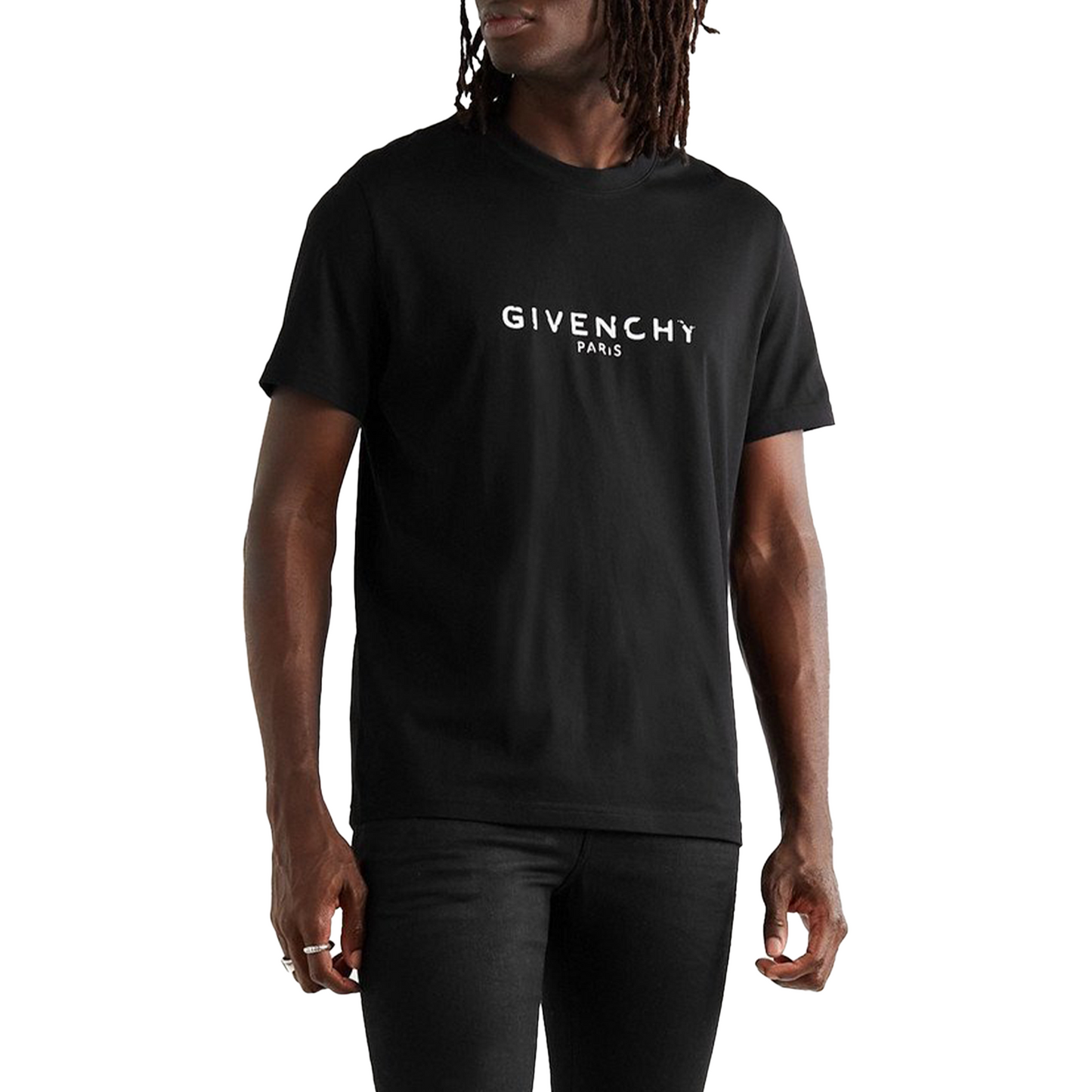 GIVENCHY Paris Logo Tee Black (Regular Fit)