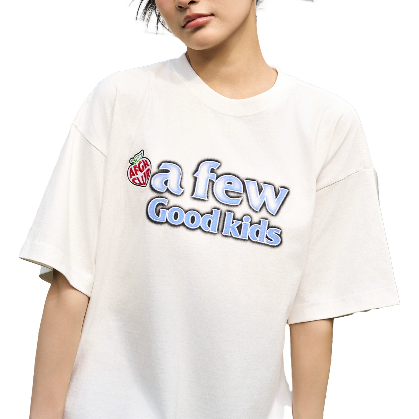 a few Good kids Graffiti Inkjet Gradient Short Sleeved Tee White (SS25)