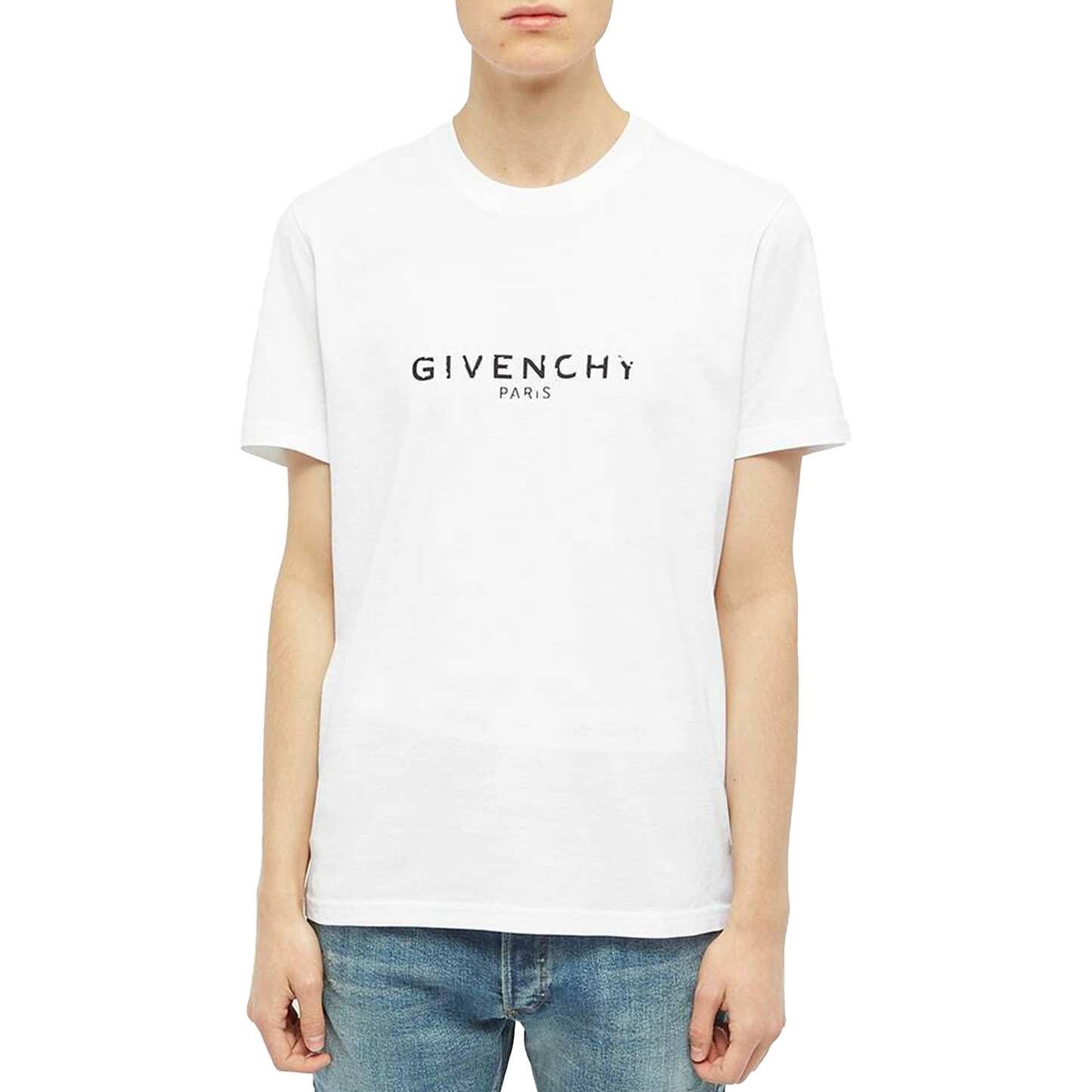 GIVENCHY Paris Logo Tee White (Regular Fit)